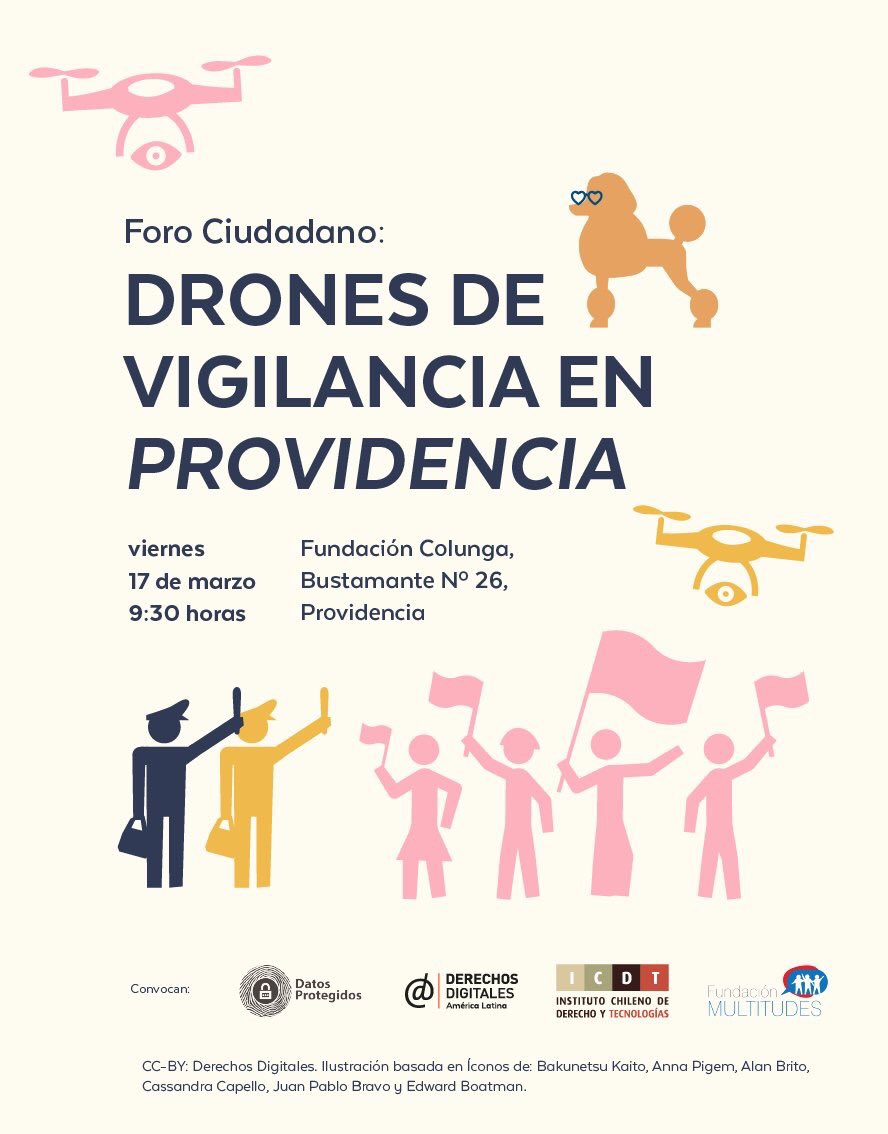 Invitación a Foro Ciudadano: Drones de vigilancia en Providencia