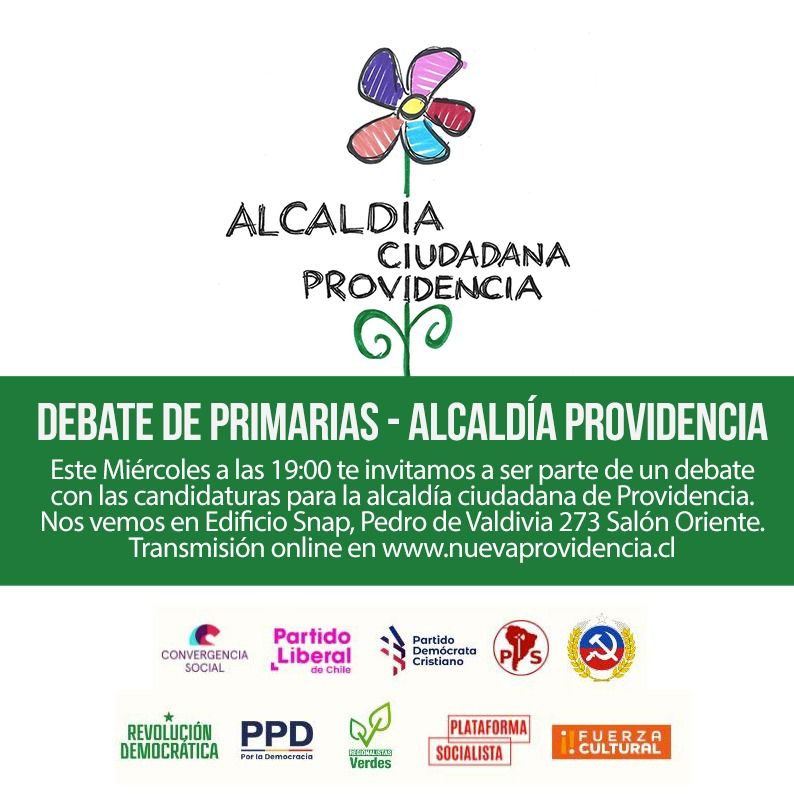 Debate primarias en Providencia